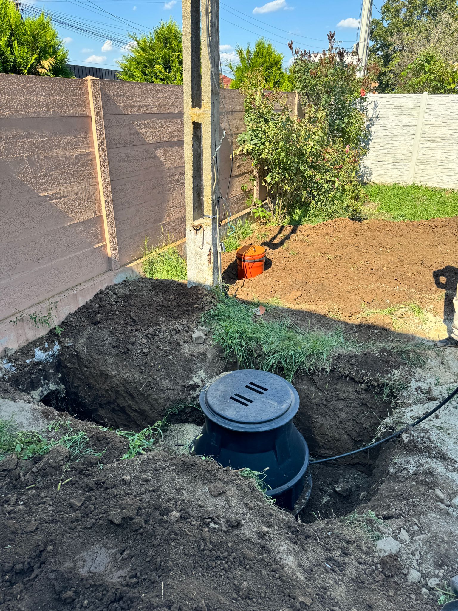 Cămin canalizare rezidențial